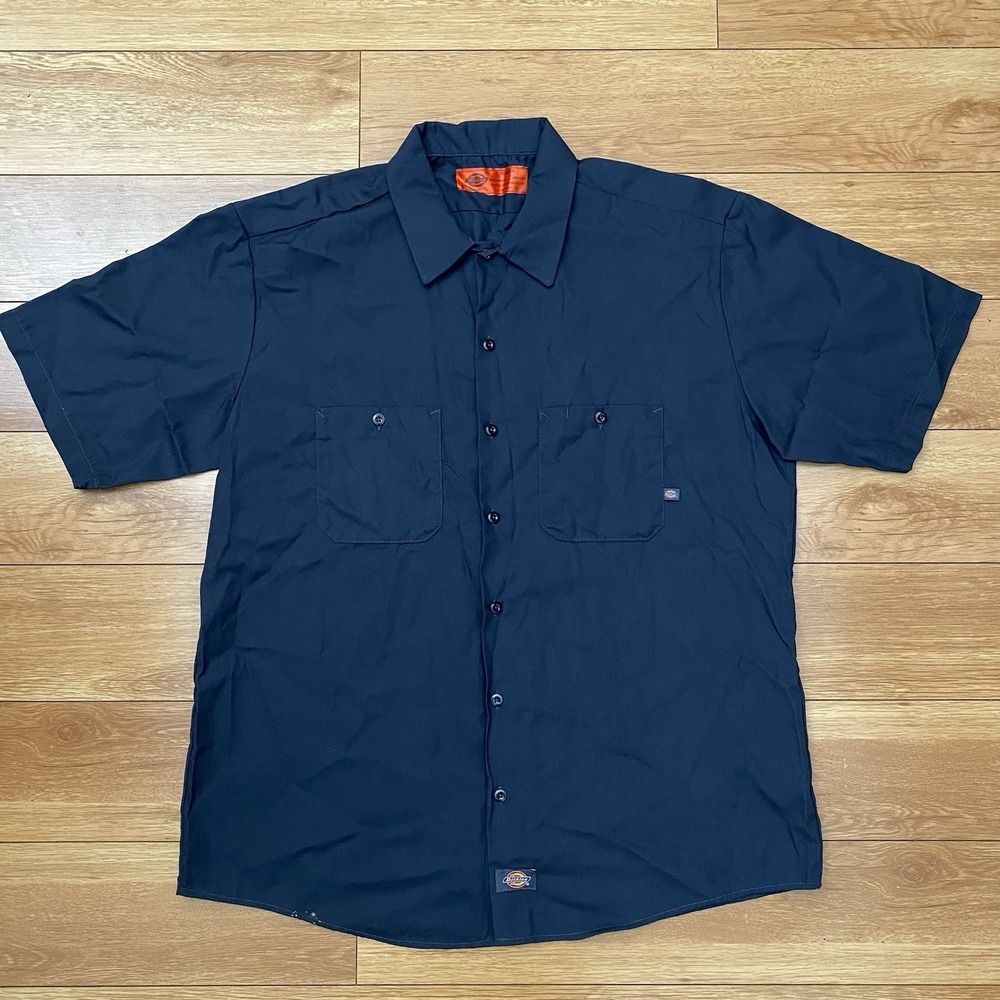 Dickies S535 Men's Industrial Short Sleeve Work Shirt XL
